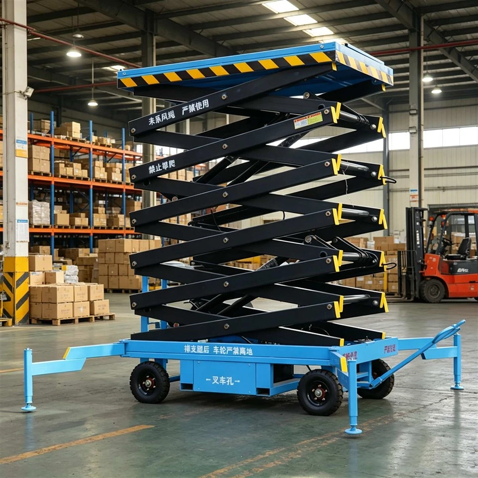 6m Towable Scissor Lift Factory