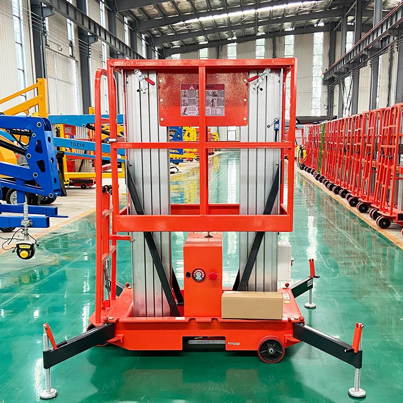 Electric Double Mast Aluminum Alloy Lift