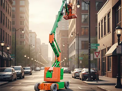 Articulated Boom Lifts Boost Factory Efficiency