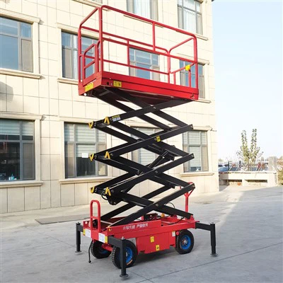 Semi Electric Mobile Scissor Lift